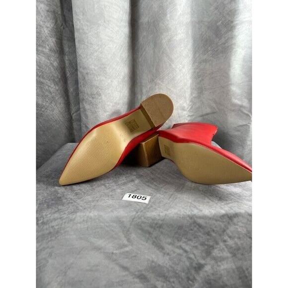 Journee Collection Womens Kayden Red Booties Shoes 8 Medium (B,M) BHFO 1341 - Picture 7 of 7